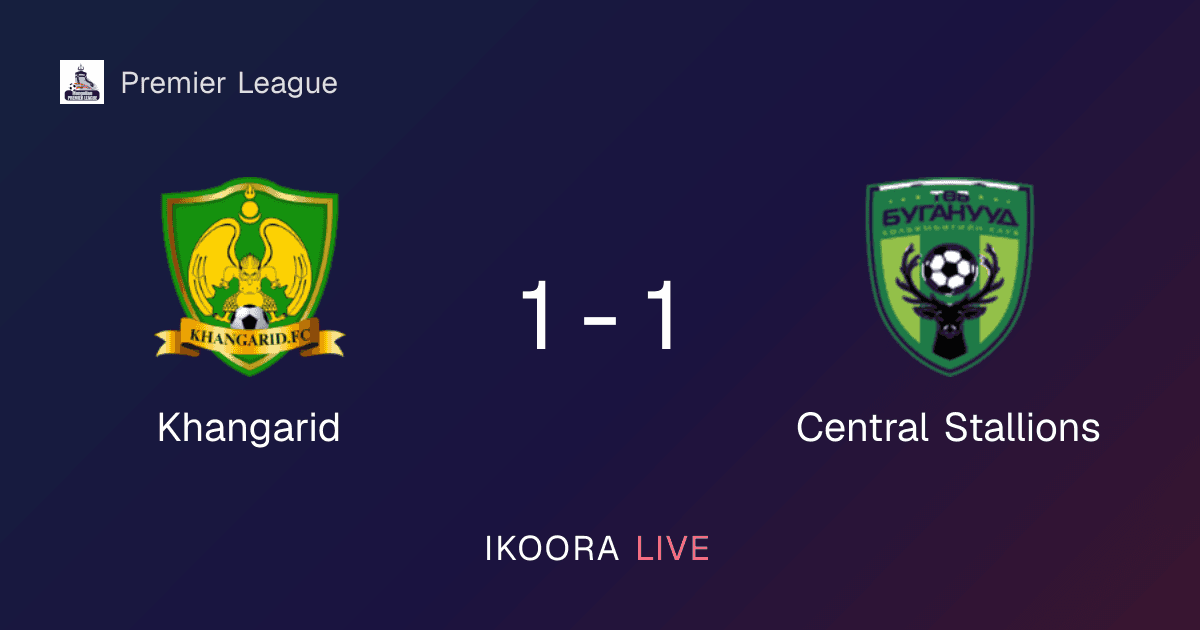 تقرير المباراة: Khangarid ضد Central Stallions