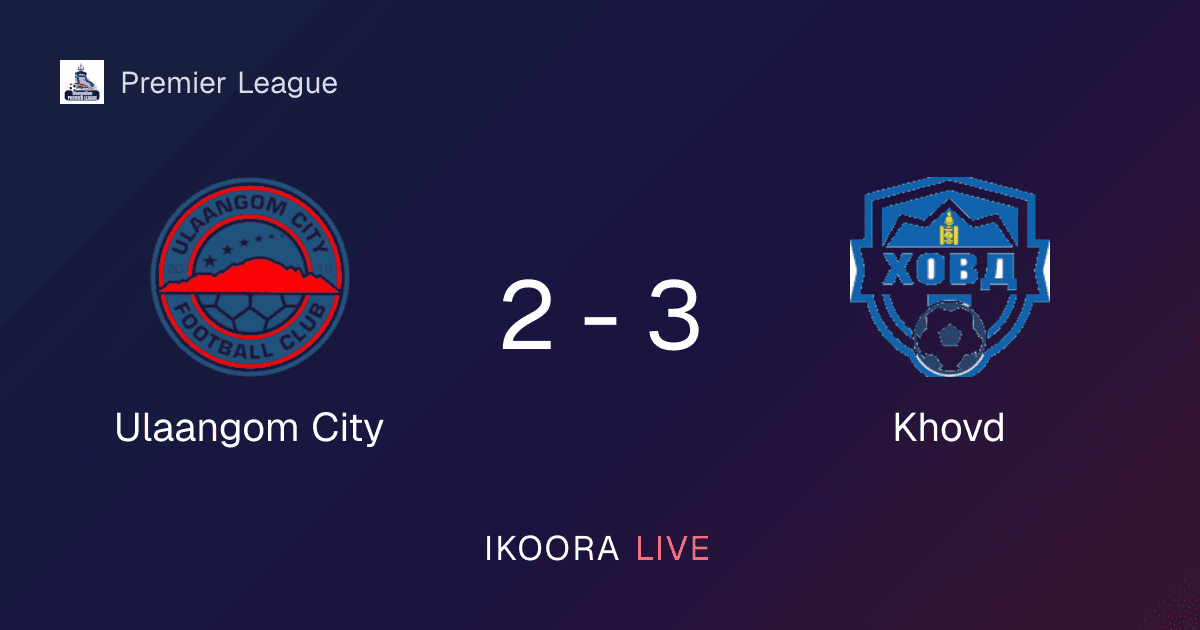 Match Report: Ulaangom City vs Khovd