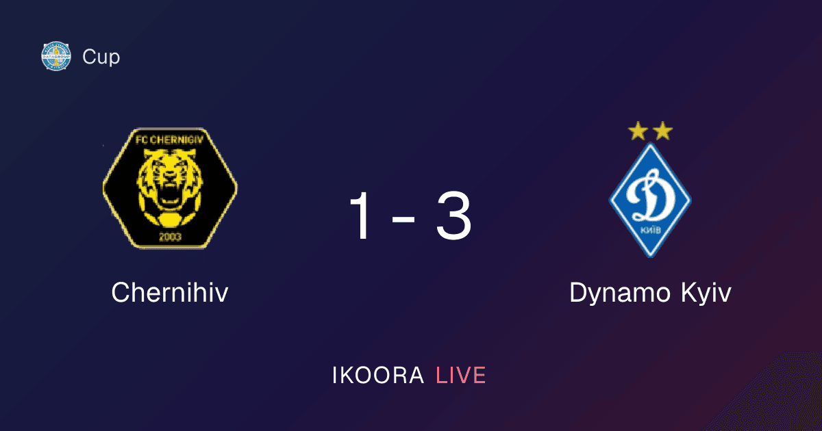 Match Report: Chernihiv vs Dynamo Kyiv