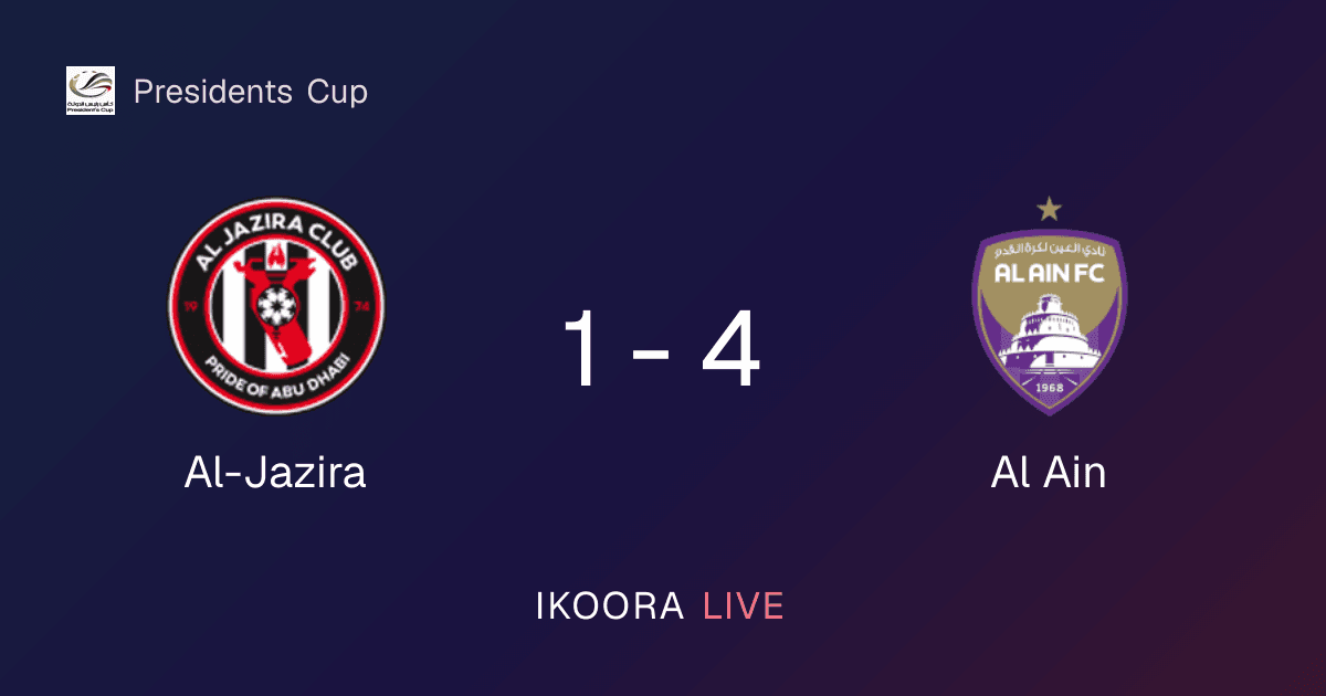 Match Report: Al-Jazira vs Al Ain