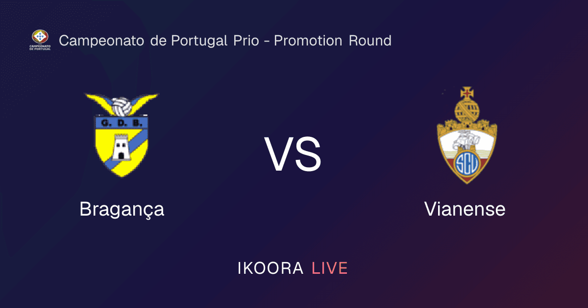 Live Preview: Bragança vs Vianense