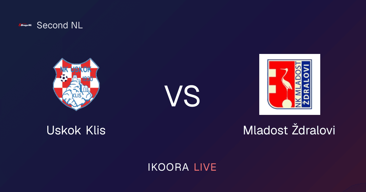 Live Preview: Uskok Klis vs Mladost Ždralovi