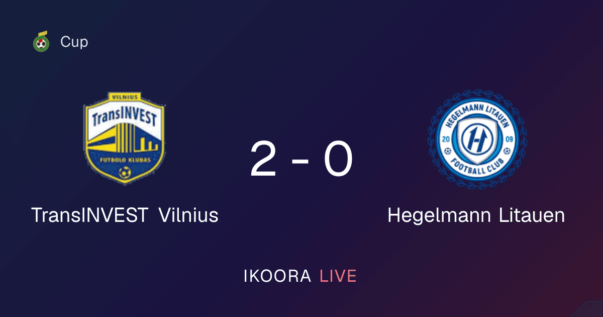 Match Report: TransINVEST Vilnius vs Hegelmann Litauen