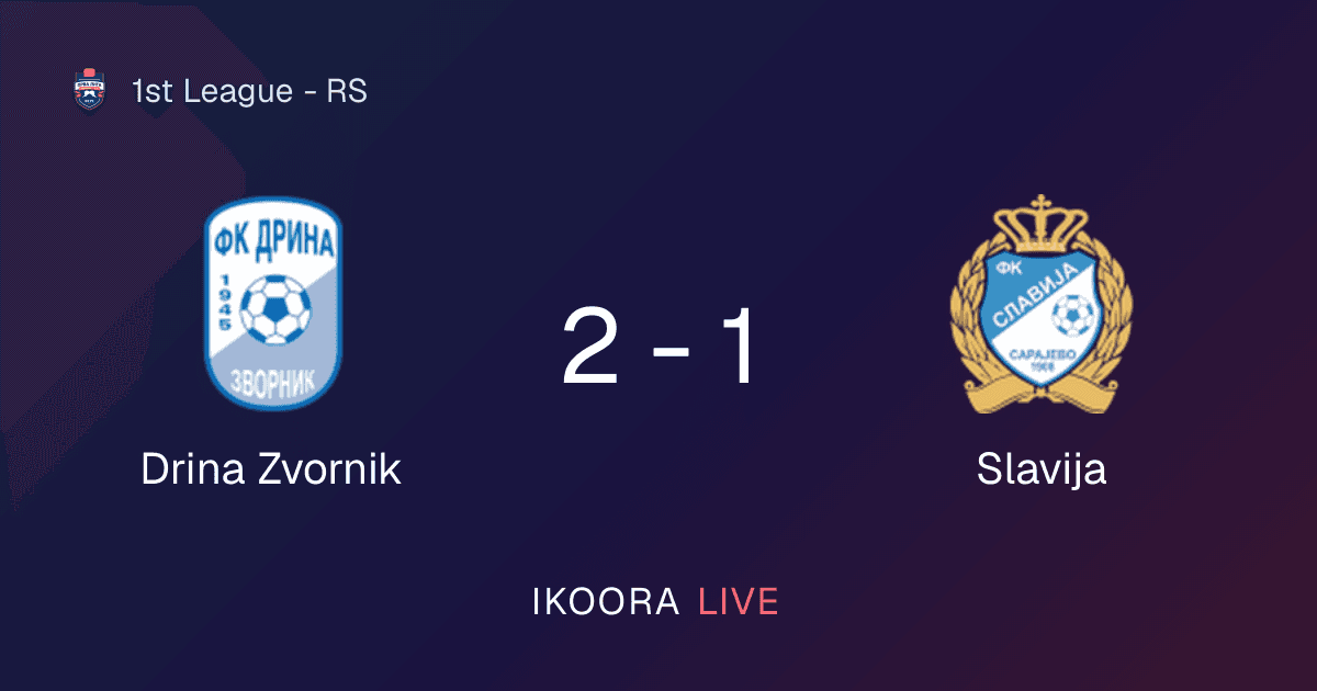 Match Report: Drina Zvornik vs Slavija