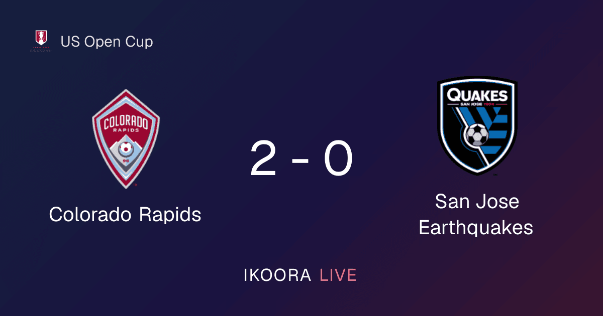 تقرير المباراة: Colorado Rapids ضد San Jose Earthquakes