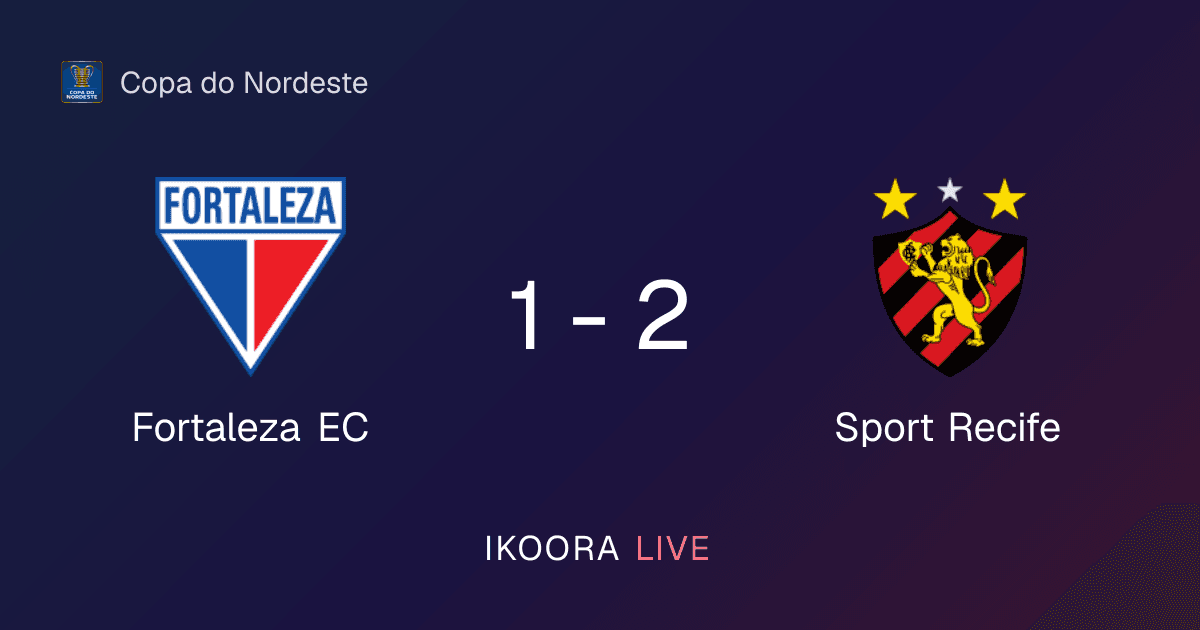تقرير المباراة: Fortaleza EC ضد Sport Recife