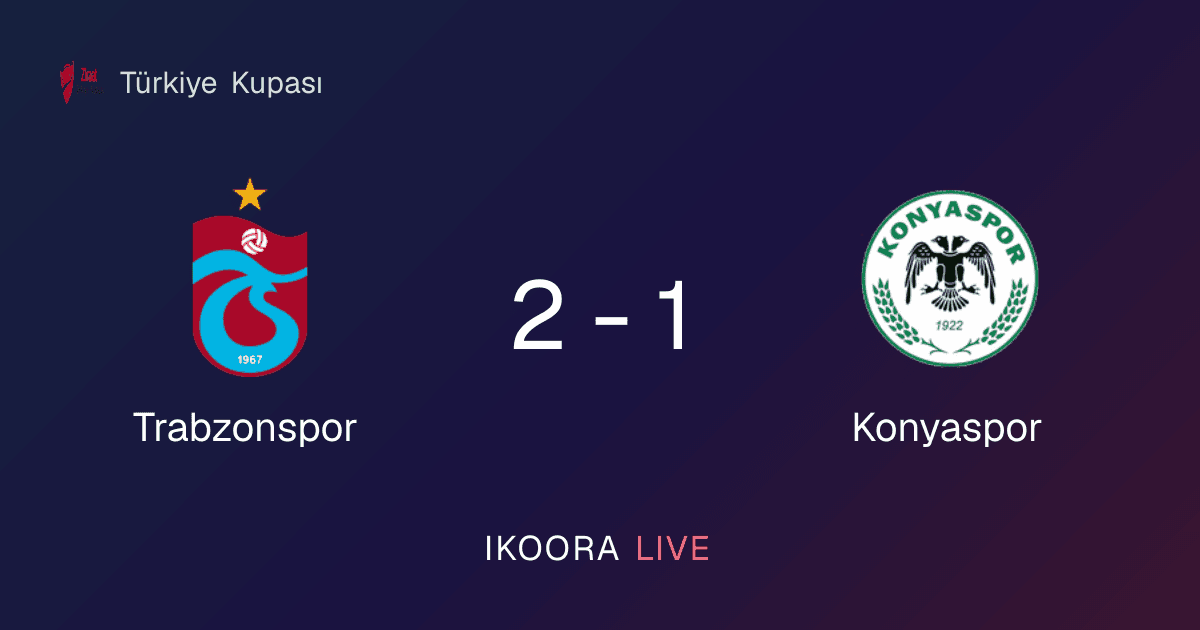 Match Report: Trabzonspor vs Konyaspor