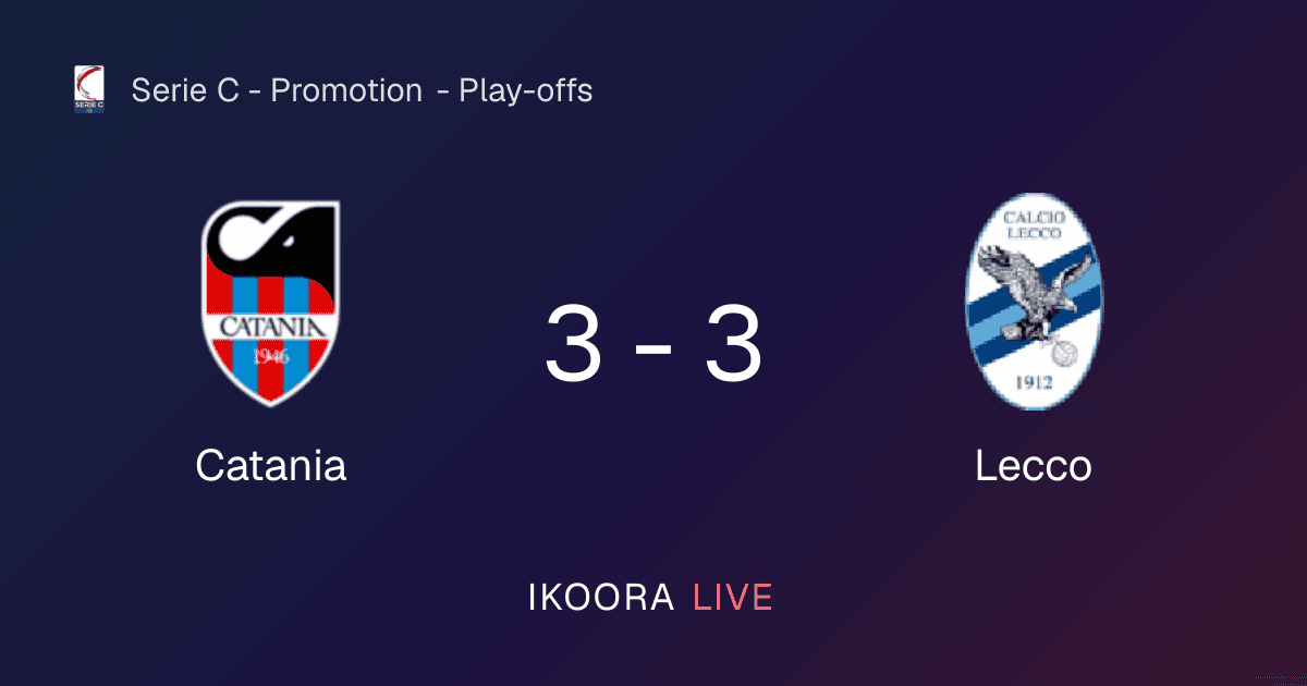 Match Report: Catania vs Lecco
