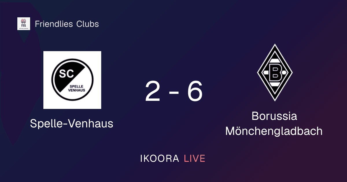 Match Report: Spelle-Venhaus vs Borussia Mönchengladbach