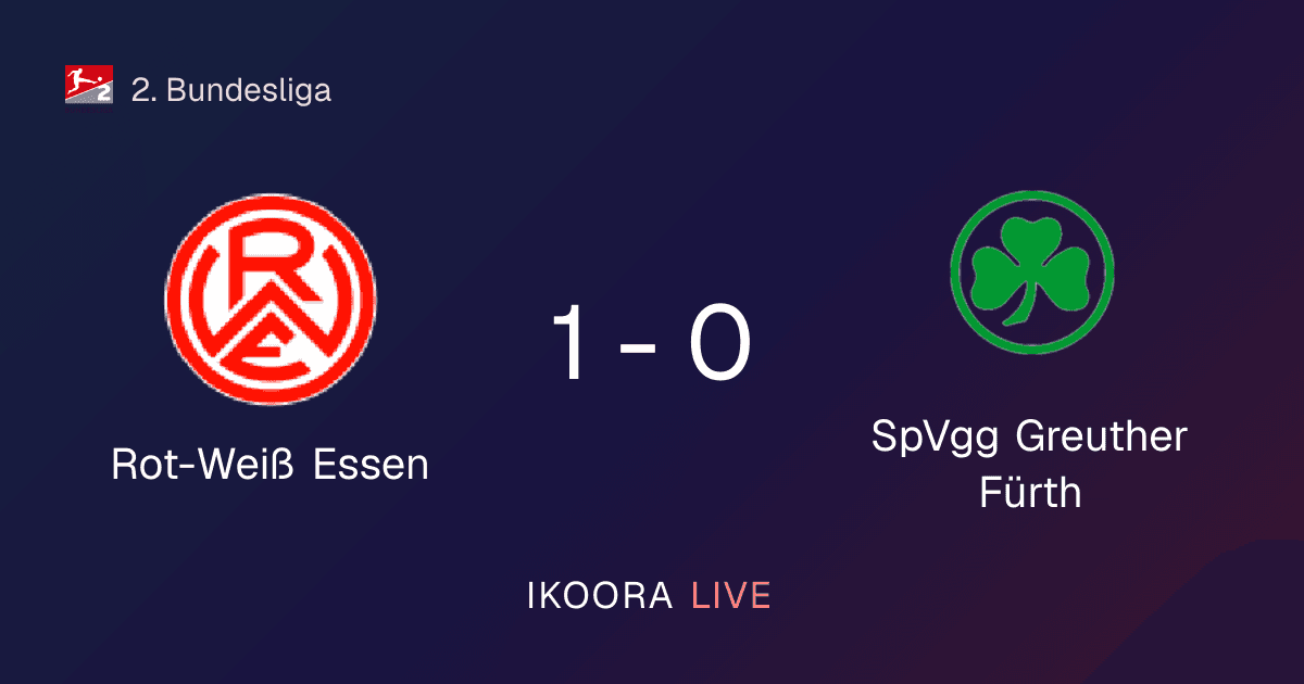 Match Report: Rot-Weiß Essen vs SpVgg Greuther Fürth