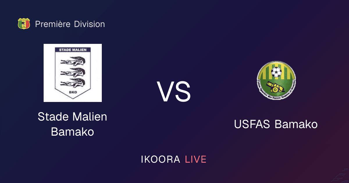 Live Preview: Stade Malien Bamako vs USFAS Bamako