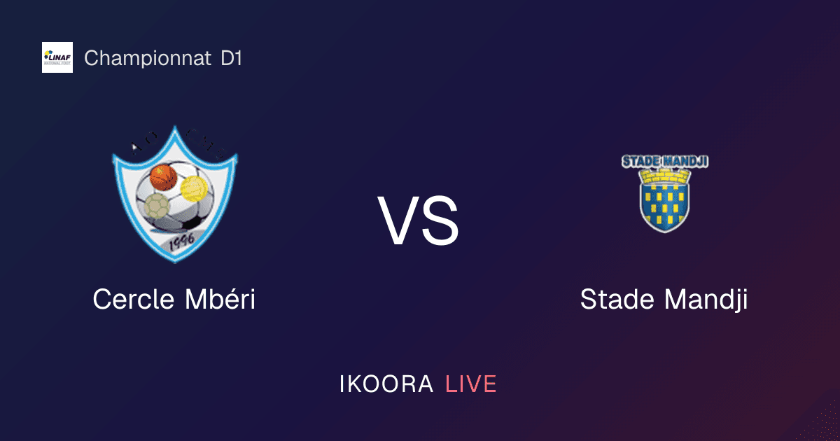 Live Preview: Cercle Mbéri vs Stade Mandji