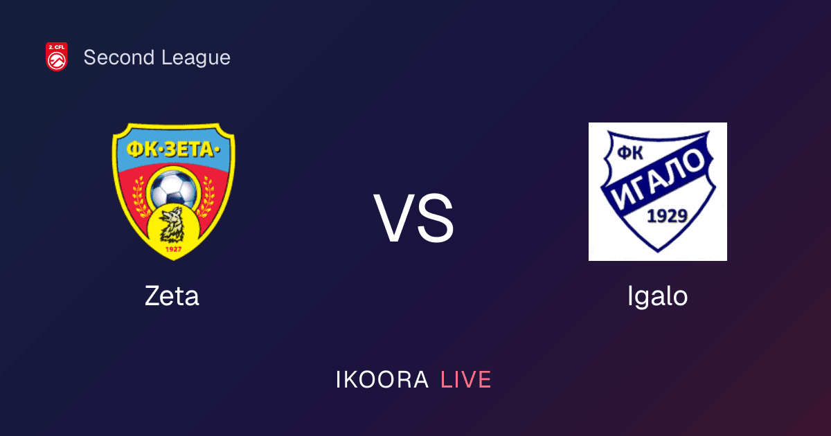Live Preview: Zeta vs Igalo