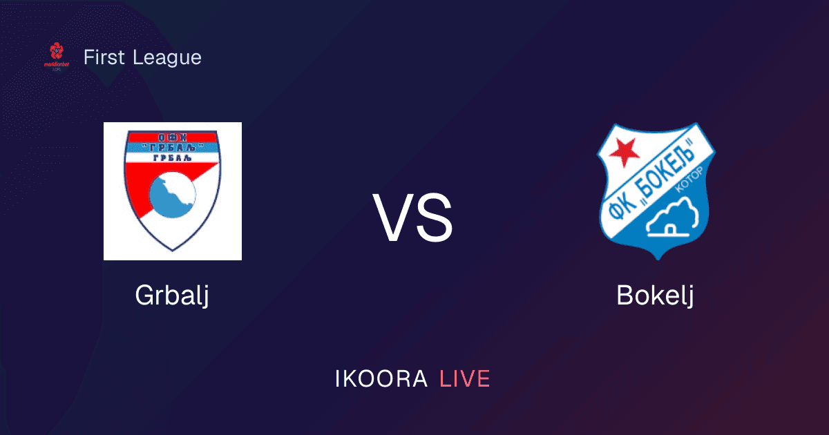 Live Preview: Grbalj vs Bokelj