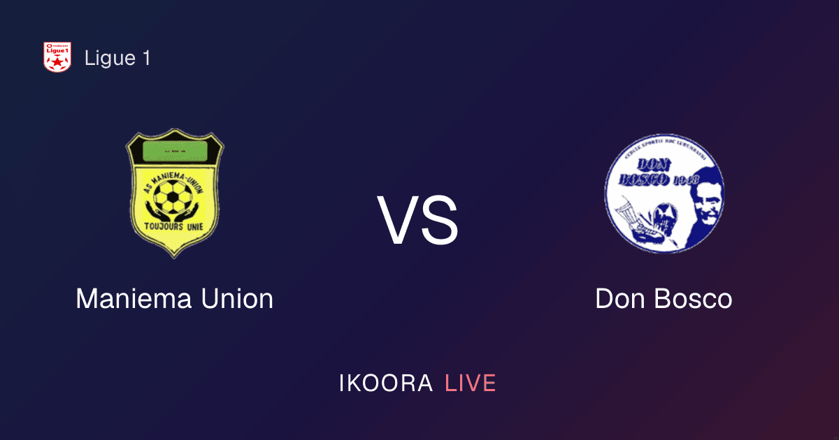 Live Preview: Maniema Union vs Don Bosco