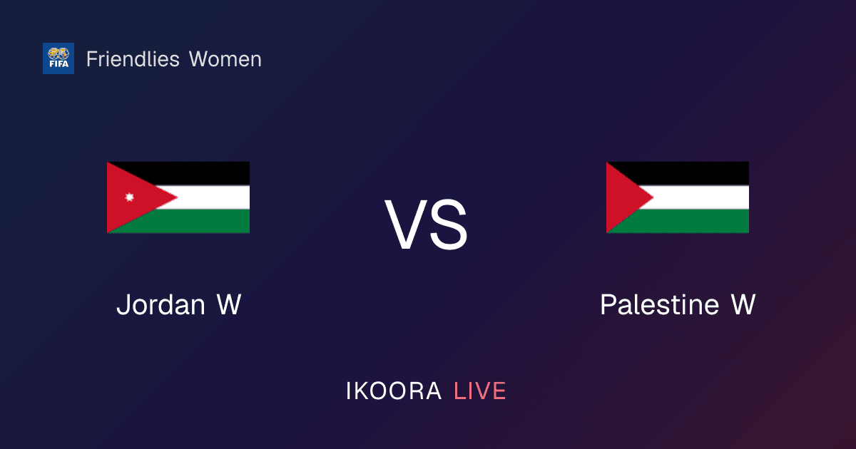 معاينة مباراة: الأردن سيدات ضد فلسطين سيدات