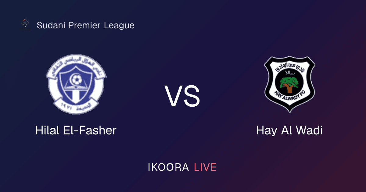 معاينة مباراة: الهلال الفاشر ضد حى الوادى